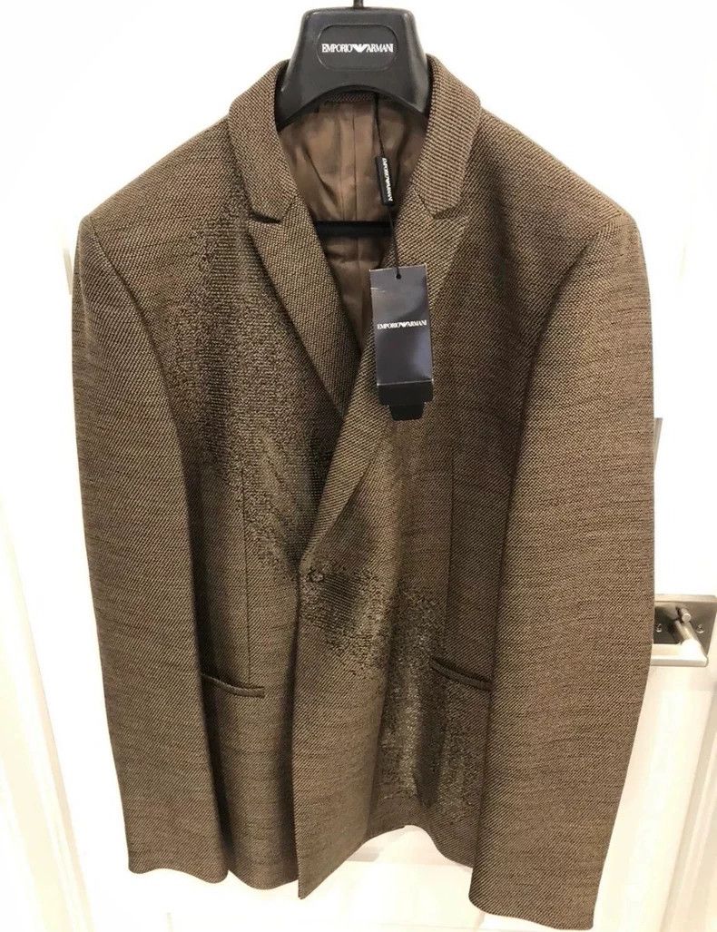 Emporio Armani Armani Runway Single-Breasted Blazer Size US M / EU 48-50 / 2 - 3 Thumbnail