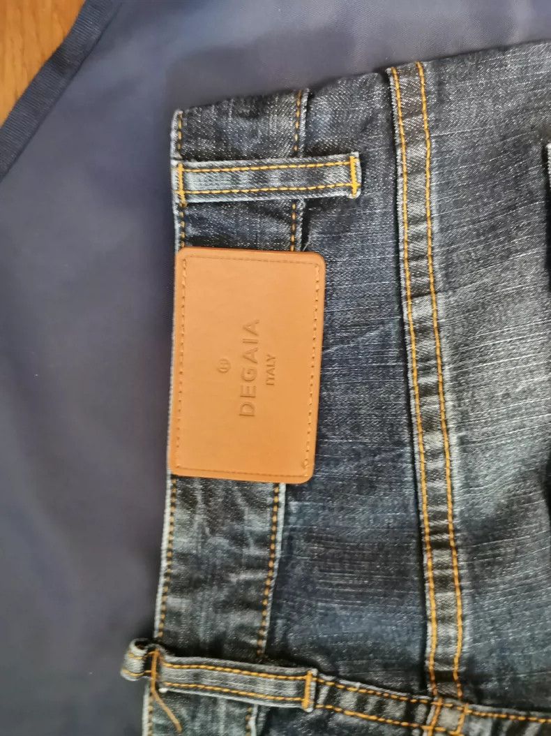 Vintage Degaia Embroidered Distressed Denim Jeans Size US 30 / EU 46 - 4 Thumbnail