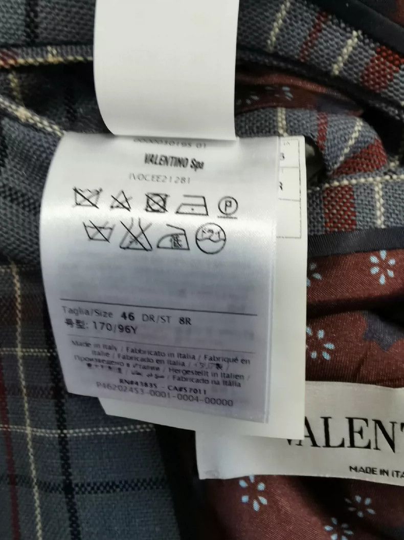 Valentino Valentino Wool Plaid Blazer Jacket Size US M / EU 48-50 / 2 - 7 Thumbnail