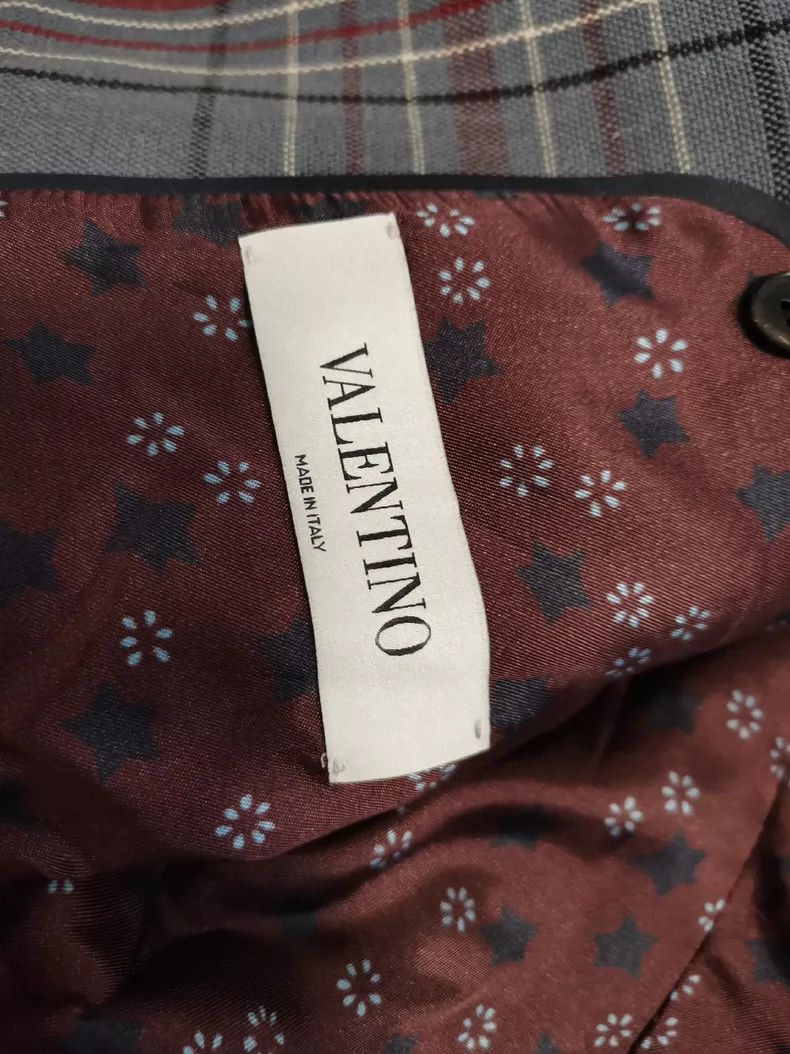 Valentino Valentino Wool Plaid Blazer Jacket Size US M / EU 48-50 / 2 - 5 Thumbnail