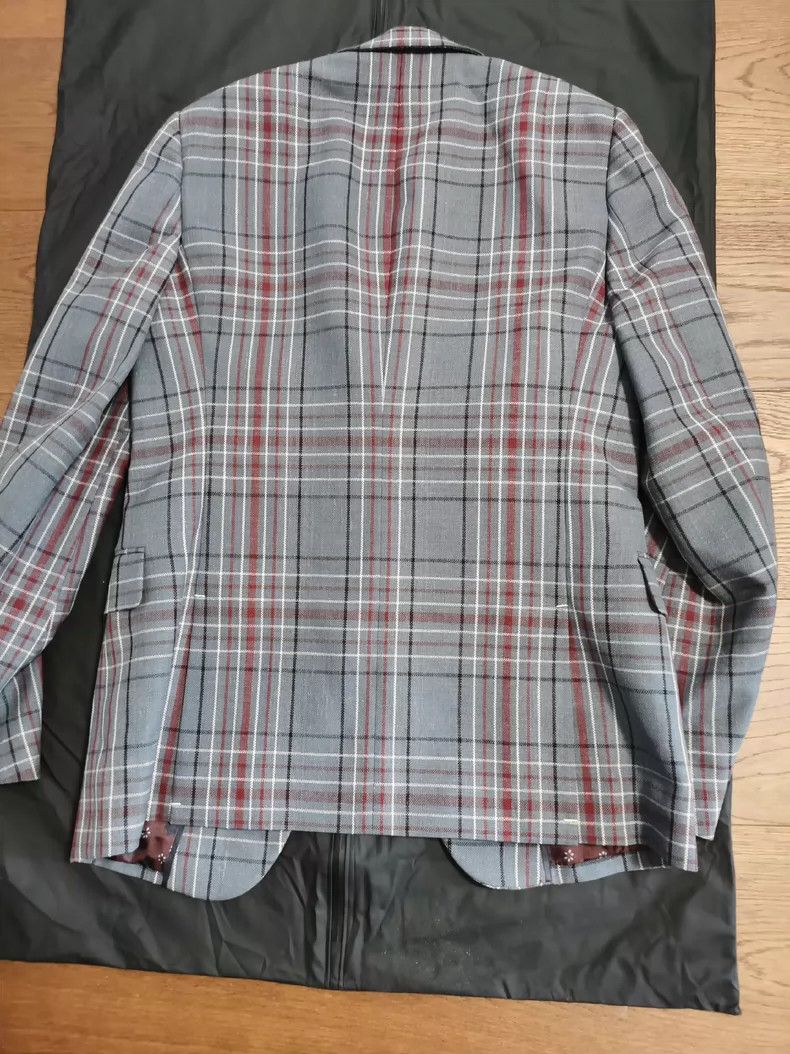 Valentino Valentino Wool Plaid Blazer Jacket Size US M / EU 48-50 / 2 - 2 Thumbnail