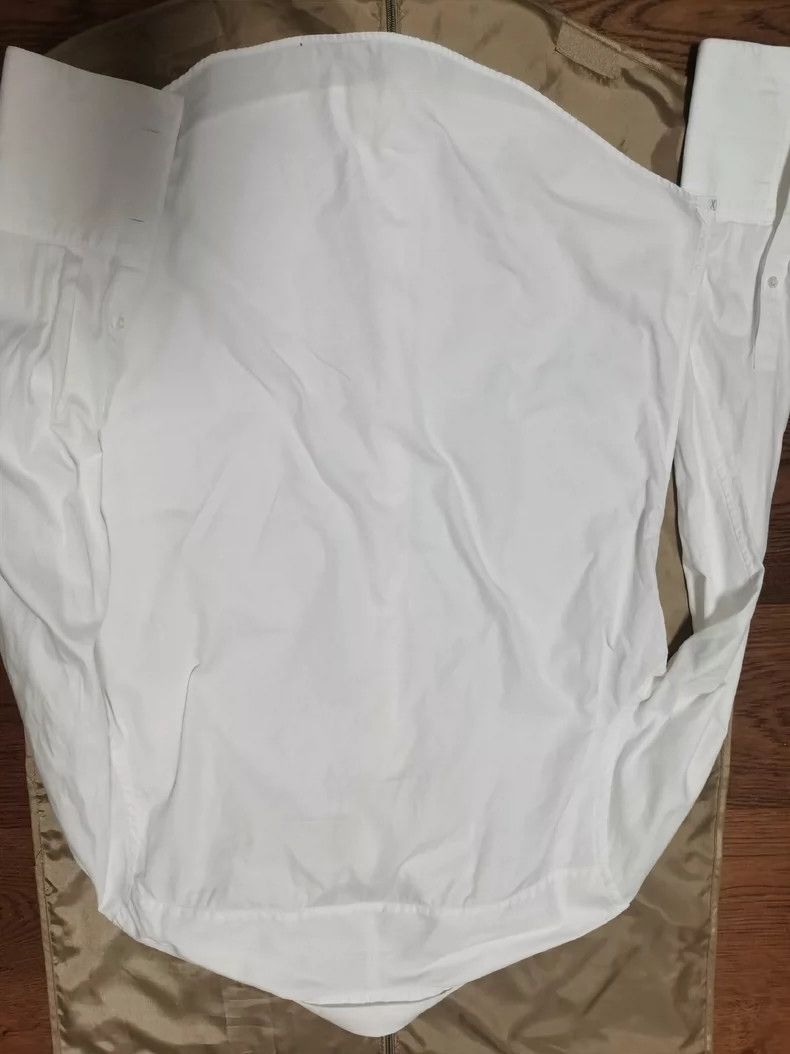 Louis Vuitton Louis Vuitton White Classic Button-Up Shirt Size US M / EU 48-50 / 2 - 2 Thumbnail