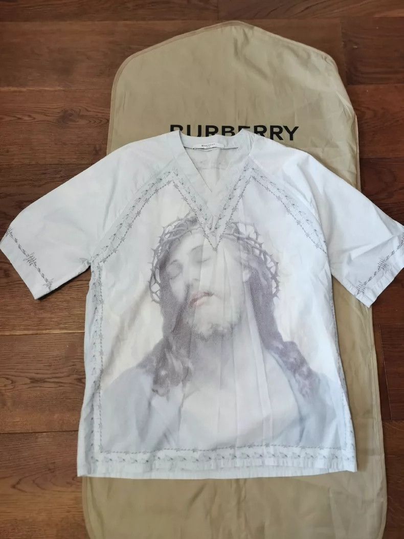 Givenchy Givenchy Jesus Print Oversized T-shirt Size US S / EU 44-46 / 1 - 2 Thumbnail