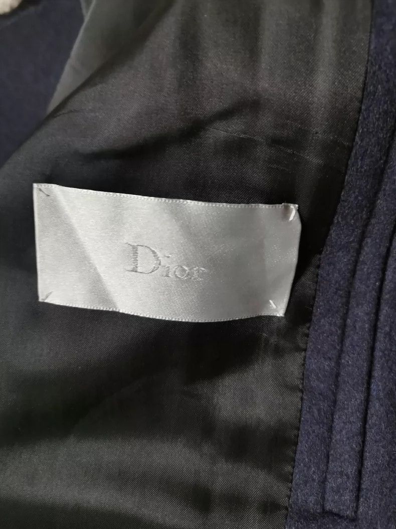 Dior Dior Homme Show Wool Coat with Fur Collar Size US XL / EU 56 / 4 - 7 Thumbnail