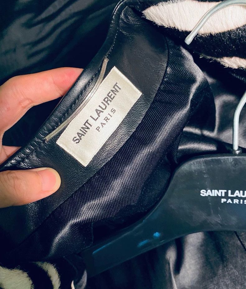 Hedi Slimane Saint Laurent Paris SLP Leather Jacket Size US M / EU 48-50 / 2 - 5 Thumbnail