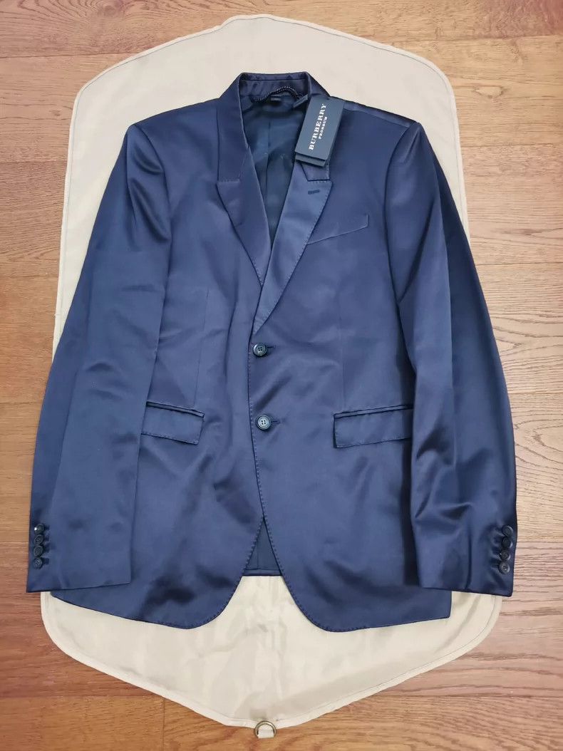 Burberry Burberry Runway Single-Breasted Blazer Size US L / EU 52-54 / 3 - 2 Thumbnail