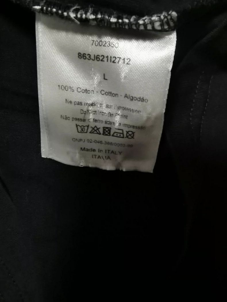 Dior Dior Homme Logo Print Short Sleeve T-Shirt Size US L / EU 52-54 / 3 - 7 Thumbnail