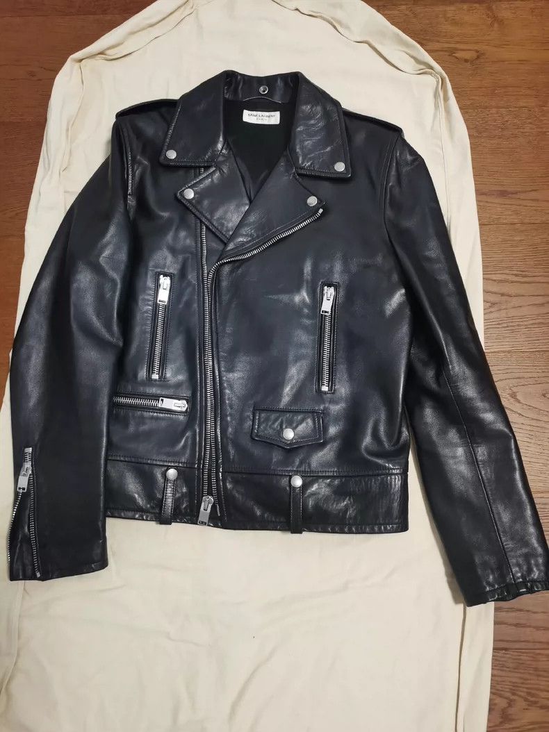 Saint Laurent Paris Saint Laurent Paris SLP Leather Jacket Size US L / EU 52-54 / 3 - 2 Thumbnail