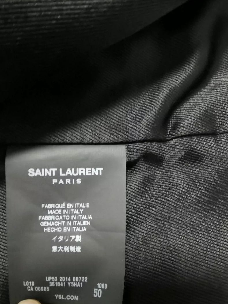 Saint Laurent Paris Saint Laurent Paris SLP Leather Jacket Size US L / EU 52-54 / 3 - 8 Thumbnail
