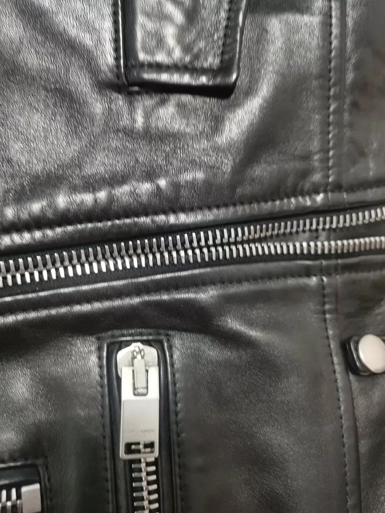 Saint Laurent Paris Saint Laurent Paris SLP Leather Jacket Size US L / EU 52-54 / 3 - 6 Thumbnail