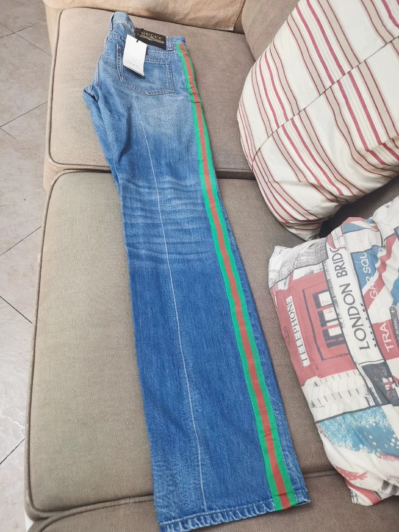 Gucci Gucci High-End Classic Stripe Jeans Size US 30 / EU 46 - 3 Thumbnail