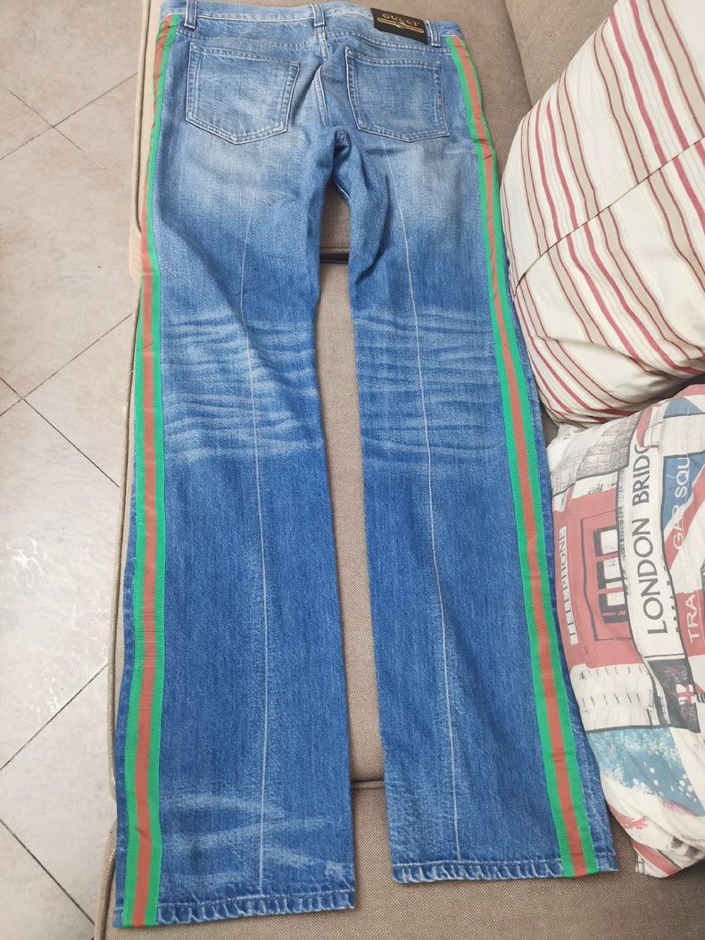 Gucci Gucci High-End Classic Stripe Jeans Size US 30 / EU 46 - 2 Thumbnail