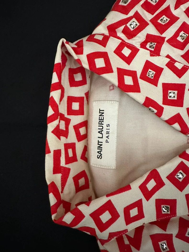 Hedi Slimane Saint Laurent Paris SLP Show Shirt Size US M / EU 48-50 / 2 - 7 Thumbnail