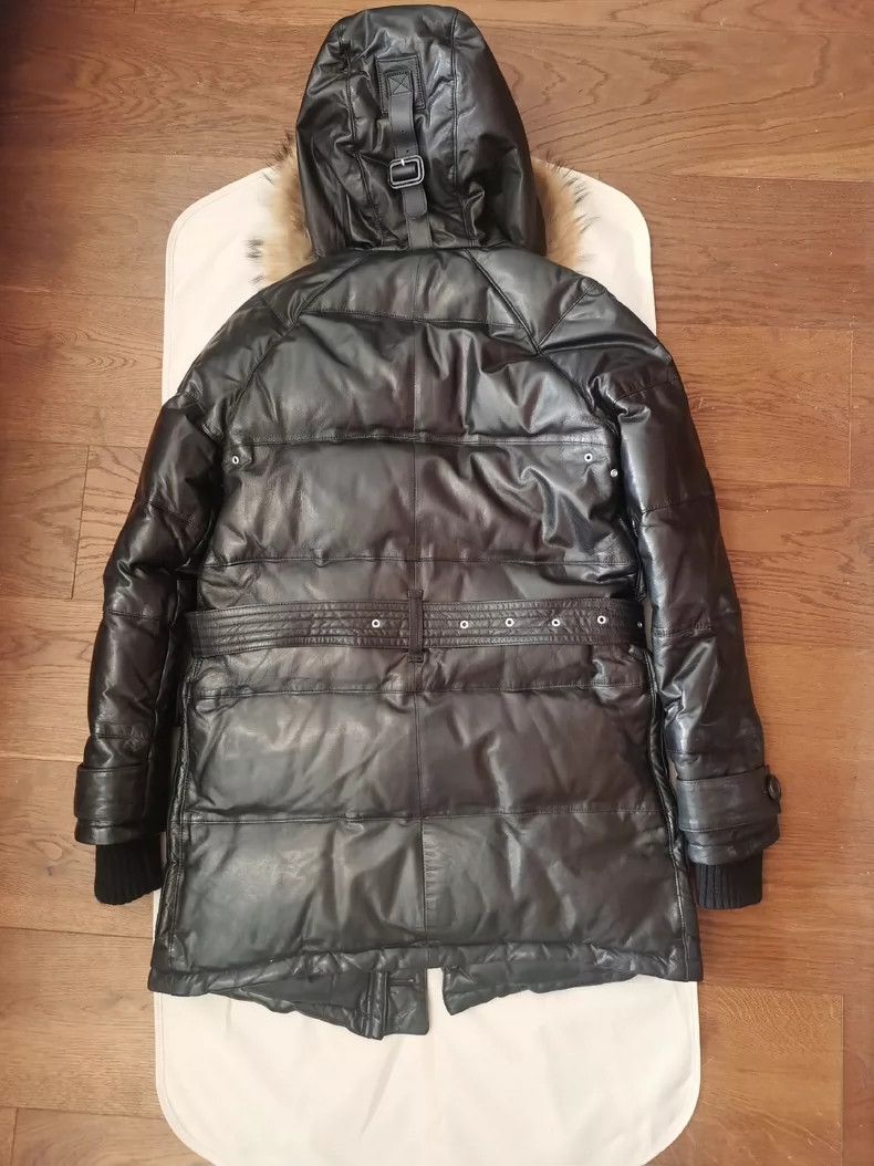 Burberry Burberry Prorsum Leather Puffer Coat Size US L / EU 52-54 / 3 - 3 Thumbnail