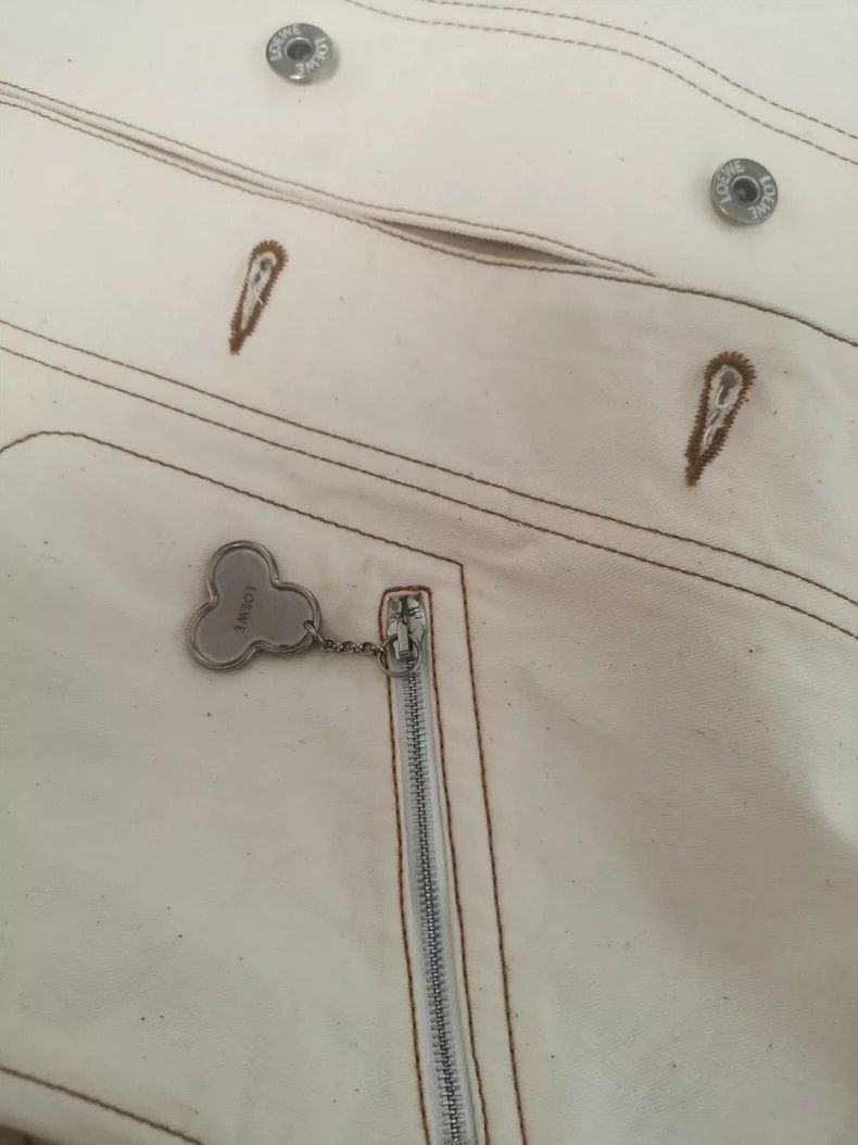 Loewe Loewe White Denim Jacket Size US M / EU 48-50 / 2 - 3 Thumbnail