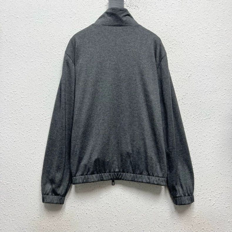 Loro Piana Loro Piano Double-Sided Cashmere Bomber Jacket Size US L / EU 52-54 / 3 - 3 Thumbnail