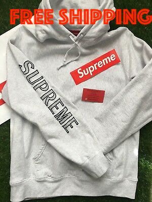 Supreme Sleeve Embroidery Hoodie | Grailed