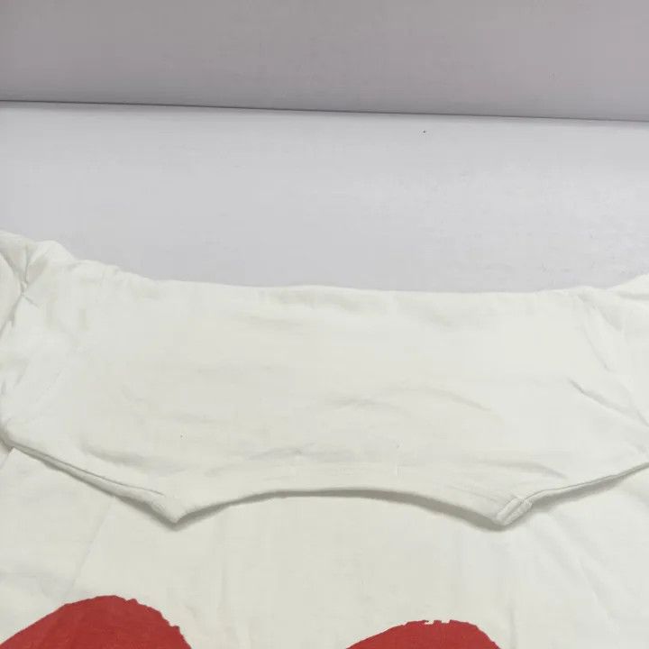 Comme des Garcons Comme des Garçons Play Red Heart Short Sleeve T-Shirt 0079 Size US M / EU 48-50 / 2 - 7 Thumbnail