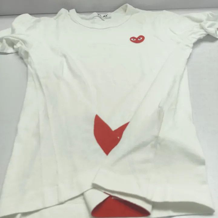 Comme des Garcons Comme des Garçons Play Red Heart Short Sleeve T-Shirt 0079 Size US M / EU 48-50 / 2 - 13 Thumbnail