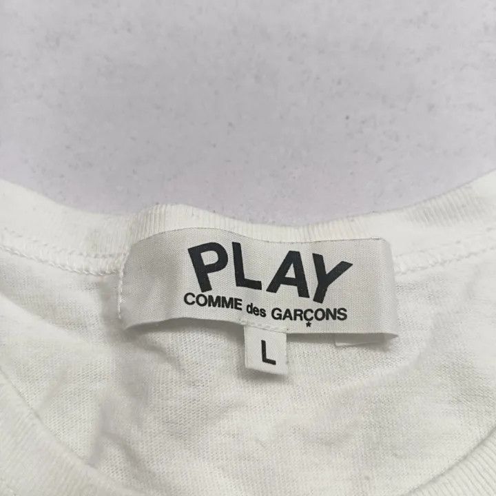 Comme des Garcons Comme des Garçons Play Red Heart Short Sleeve T-Shirt 0079 Size US M / EU 48-50 / 2 - 4 Thumbnail