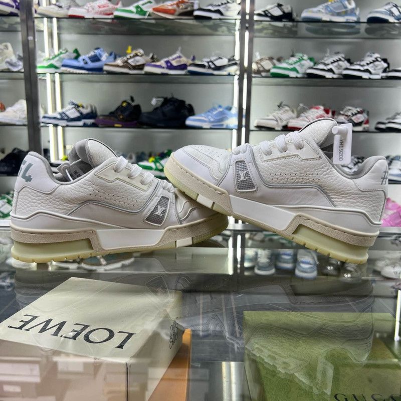 Louis Vuitton Louis Vuitton Trainer Low-Top Leather Sneakers 0079 Size US 6.5 / EU 39-40 - 7 Thumbnail
