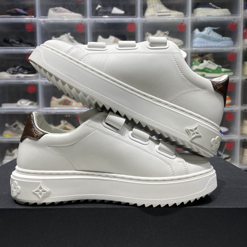 Louis Vuitton Louis Vuitton Time Out White Fashion Sneakers 0079 Size US 7 / IT 37 - 7 Thumbnail