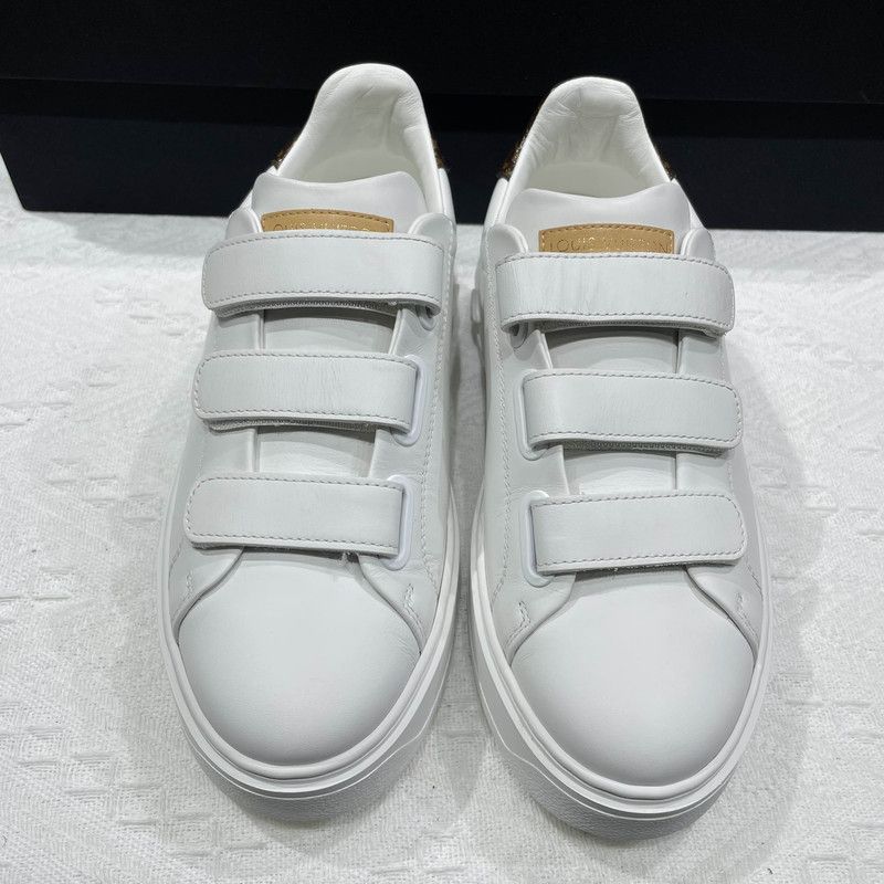 Louis Vuitton Louis Vuitton Time Out White Fashion Sneakers 0079 Size US 7 / IT 37 - 2 Thumbnail