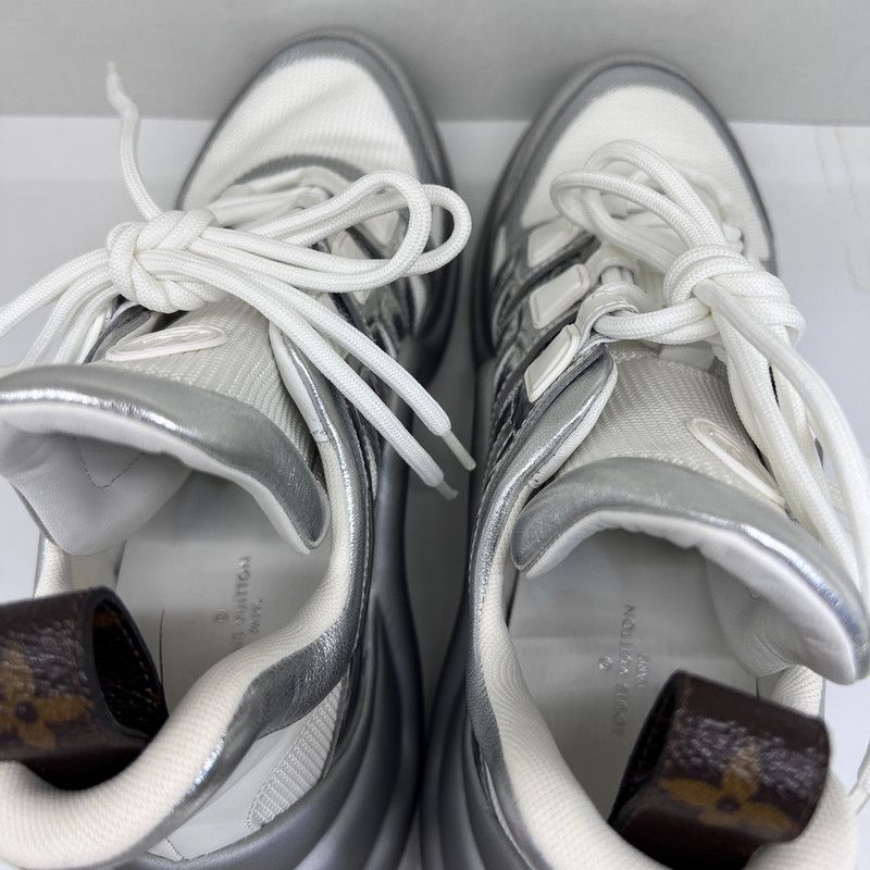 Louis Vuitton Louis Vuitton Archlight Silver Casual Sneakers 0079 Size US 8 / IT 38 - 8 Thumbnail