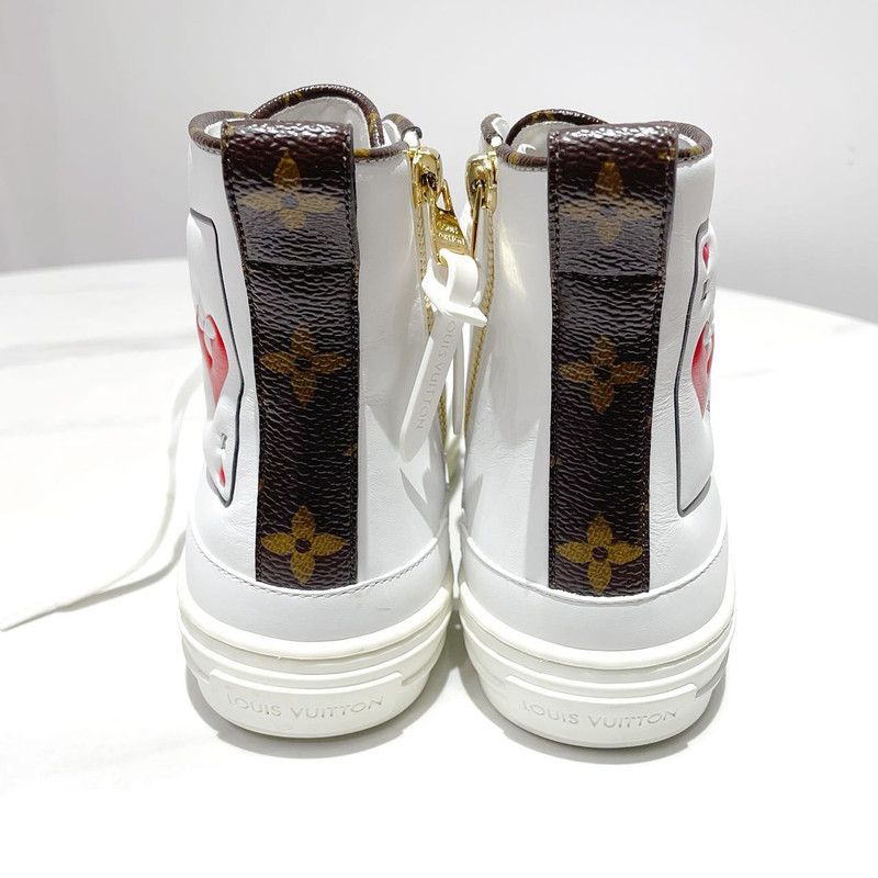 Louis Vuitton Louis Vuitton Stellar High-Top Sneakers for Women 0079 Size US 8 / IT 38 - 3 Thumbnail