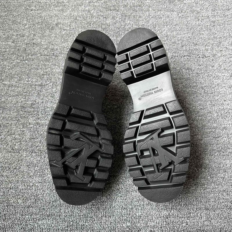 Louis Vuitton Louis Vuitton District Black Leather Loafers 0079 Size US 6 / IT 36 - 4 Thumbnail