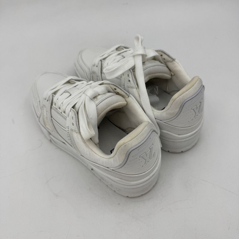 Louis Vuitton Louis Vuitton White Trainer Sneakers for Women 0079 Size US 8 / IT 38 - 6 Thumbnail