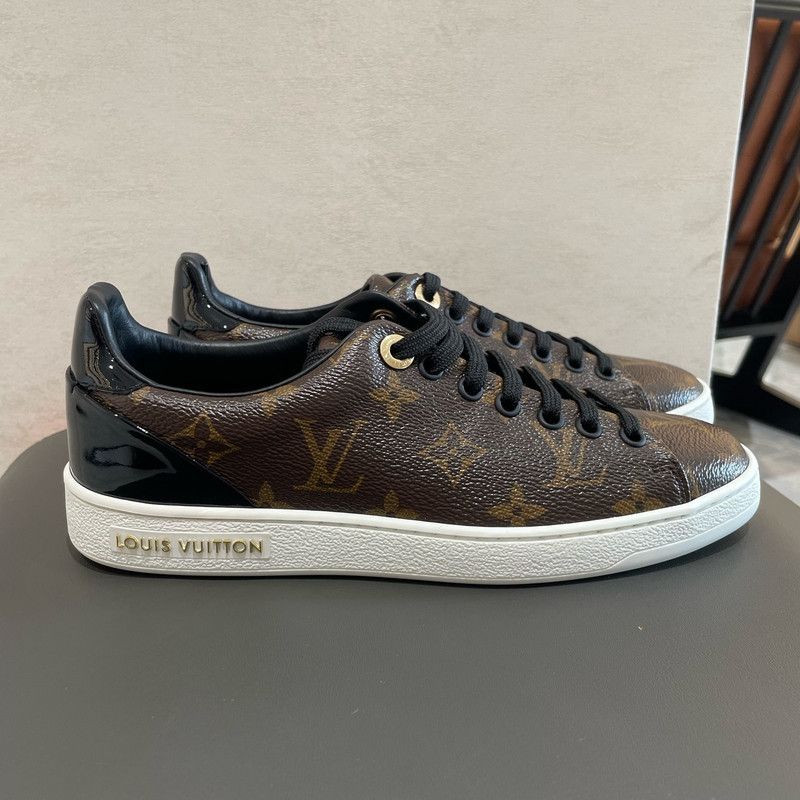 Louis Vuitton Louis Vuitton Frontrow Monogram Low-Top Sneakers 0079 Size US 8 / IT 38 - 3 Thumbnail