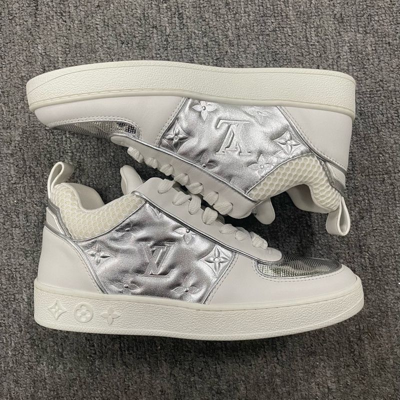 Louis Vuitton Louis Vuitton Boombox Silver Casual Sneakers 0079 Size US 10 / EU 43 - 7 Thumbnail