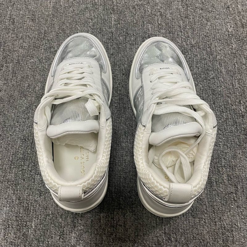 Louis Vuitton Louis Vuitton Boombox Silver Casual Sneakers 0079 Size US 10 / EU 43 - 3 Thumbnail
