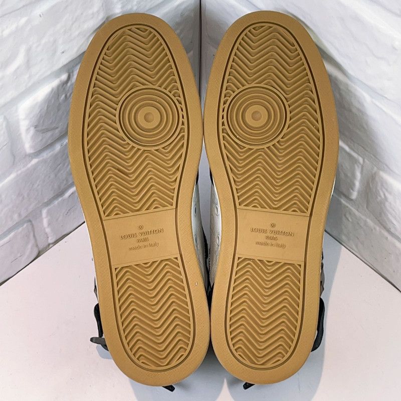 Louis Vuitton Louis Vuitton Rivoli High-Top Sneakers in Black and White 0079 Size US 10 / EU 43 - 5 Thumbnail