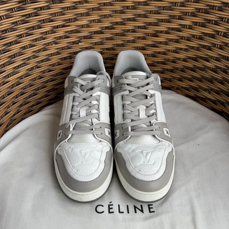 Louis Vuitton Louis Vuitton Classic Print Trainer Sneakers 0079 Size US 8 / IT 38 - 2 Thumbnail