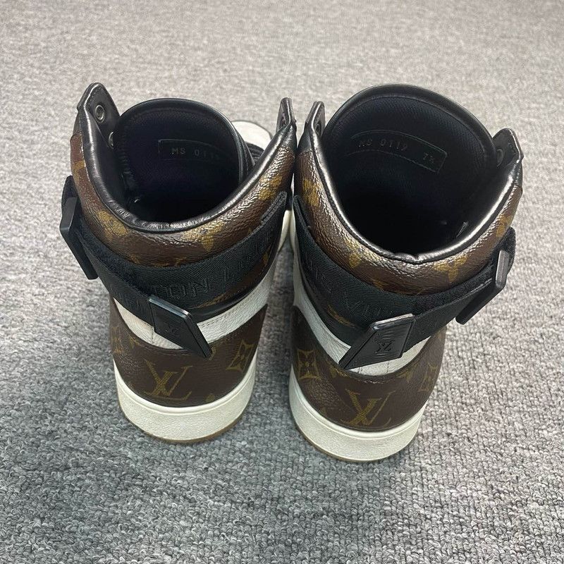 Louis Vuitton Louis Vuitton Rivoli High-Top Sneakers in Black and White 0079 Size US 10 / EU 43 - 5 Thumbnail