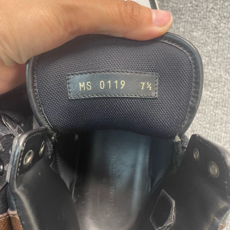 Louis Vuitton Louis Vuitton Rivoli High-Top Sneakers in Black and White 0079 Size US 10 / EU 43 - 8 Thumbnail