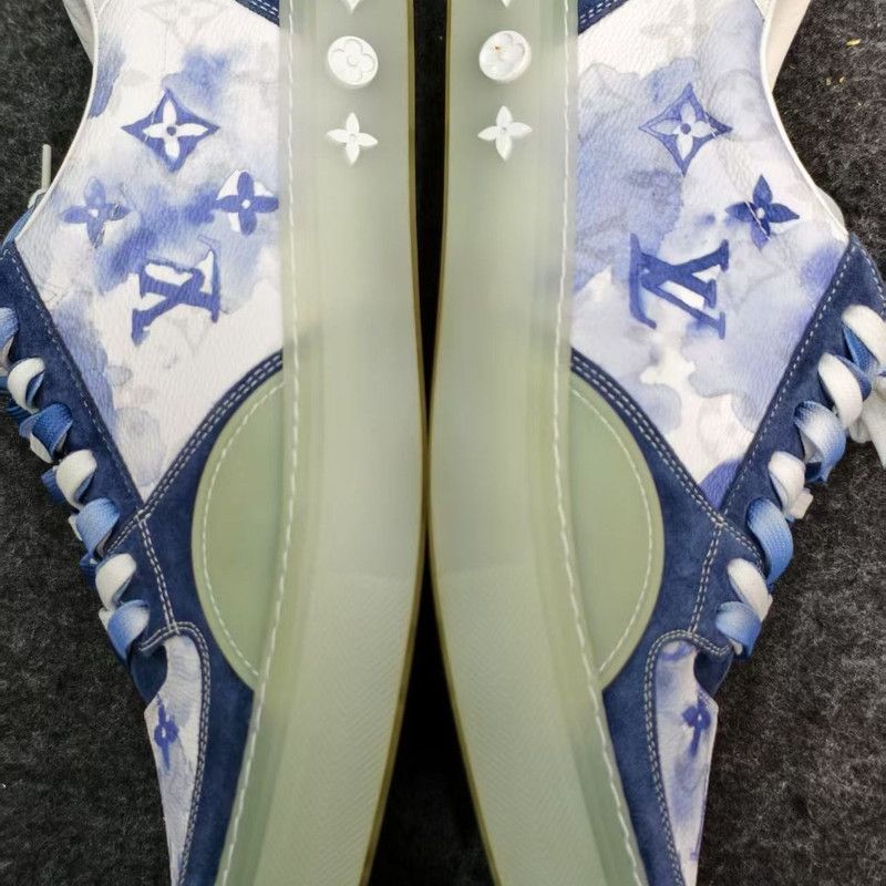 Louis Vuitton Louis Vuitton Ollie Color-Block Sneakers for Men 0079 Size US 8 / IT 38 - 12 Thumbnail