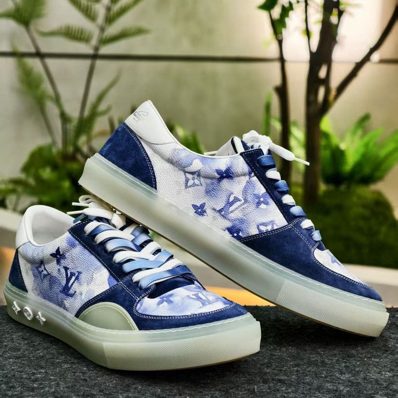 Louis Vuitton Louis Vuitton Ollie Color-Block Sneakers for Men 0079 Size US 8 / IT 38 - 8 Thumbnail