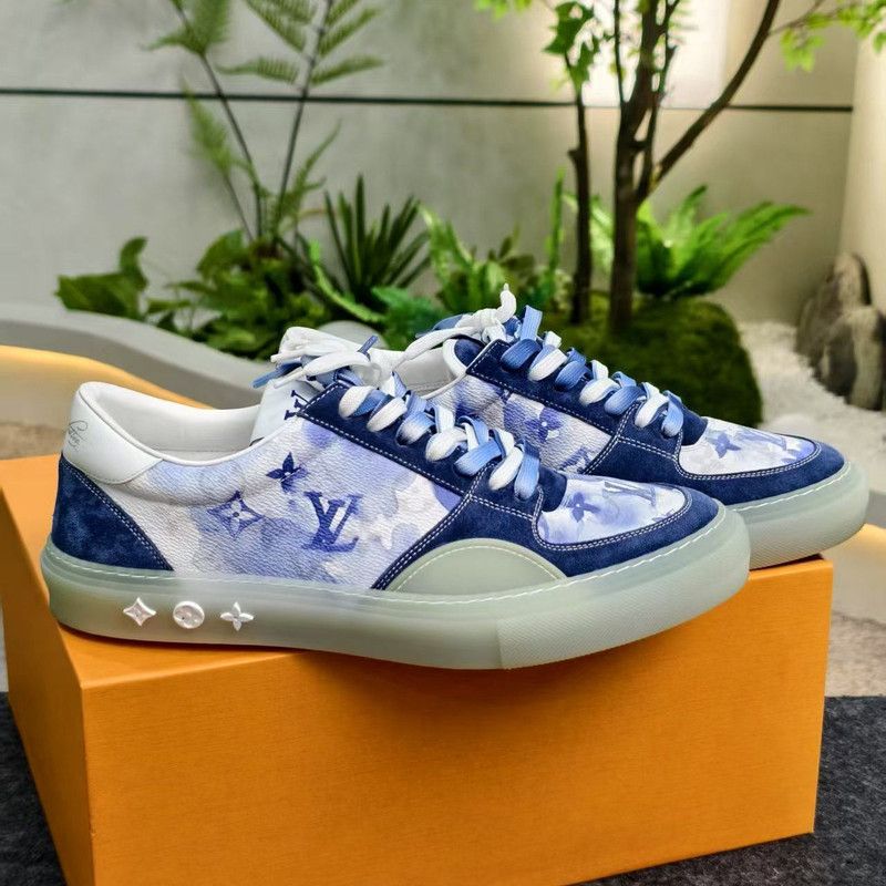 Louis Vuitton Louis Vuitton Ollie Color-Block Sneakers for Men 0079 Size US 8 / IT 38 - 6 Thumbnail
