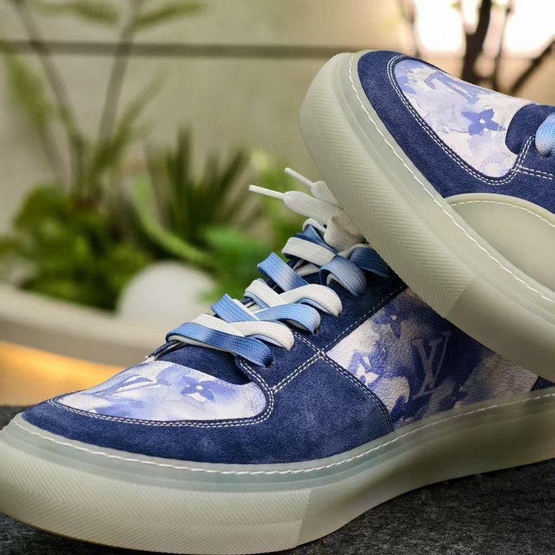 Louis Vuitton Louis Vuitton Ollie Color-Block Sneakers for Men 0079 Size US 8 / IT 38 - 11 Thumbnail