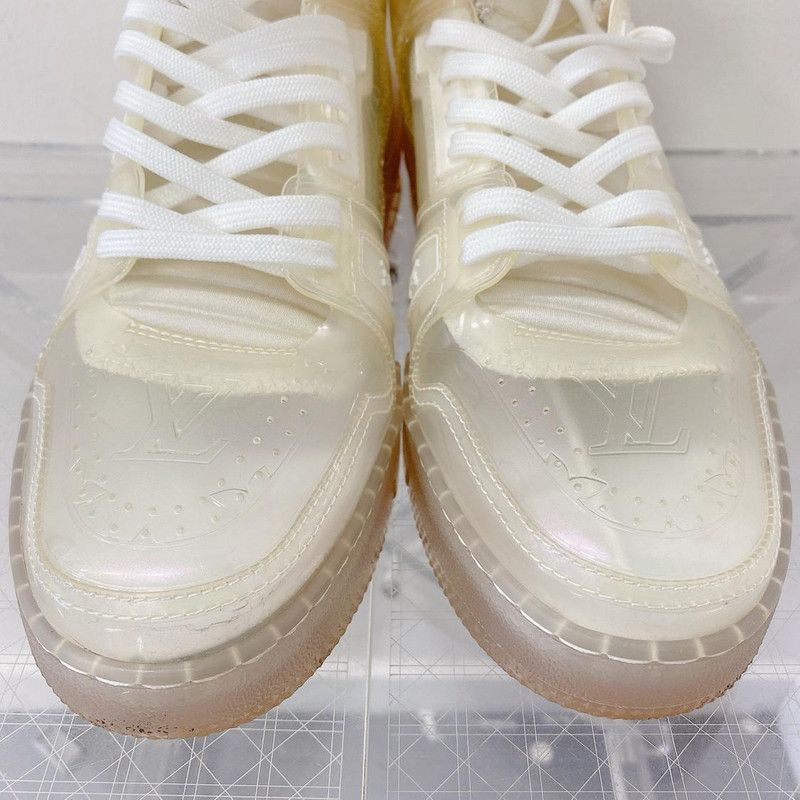Louis Vuitton Louis Vuitton High-Top Transparent Casual Sneakers 0079 Size US 10 / EU 43 - 2 Thumbnail