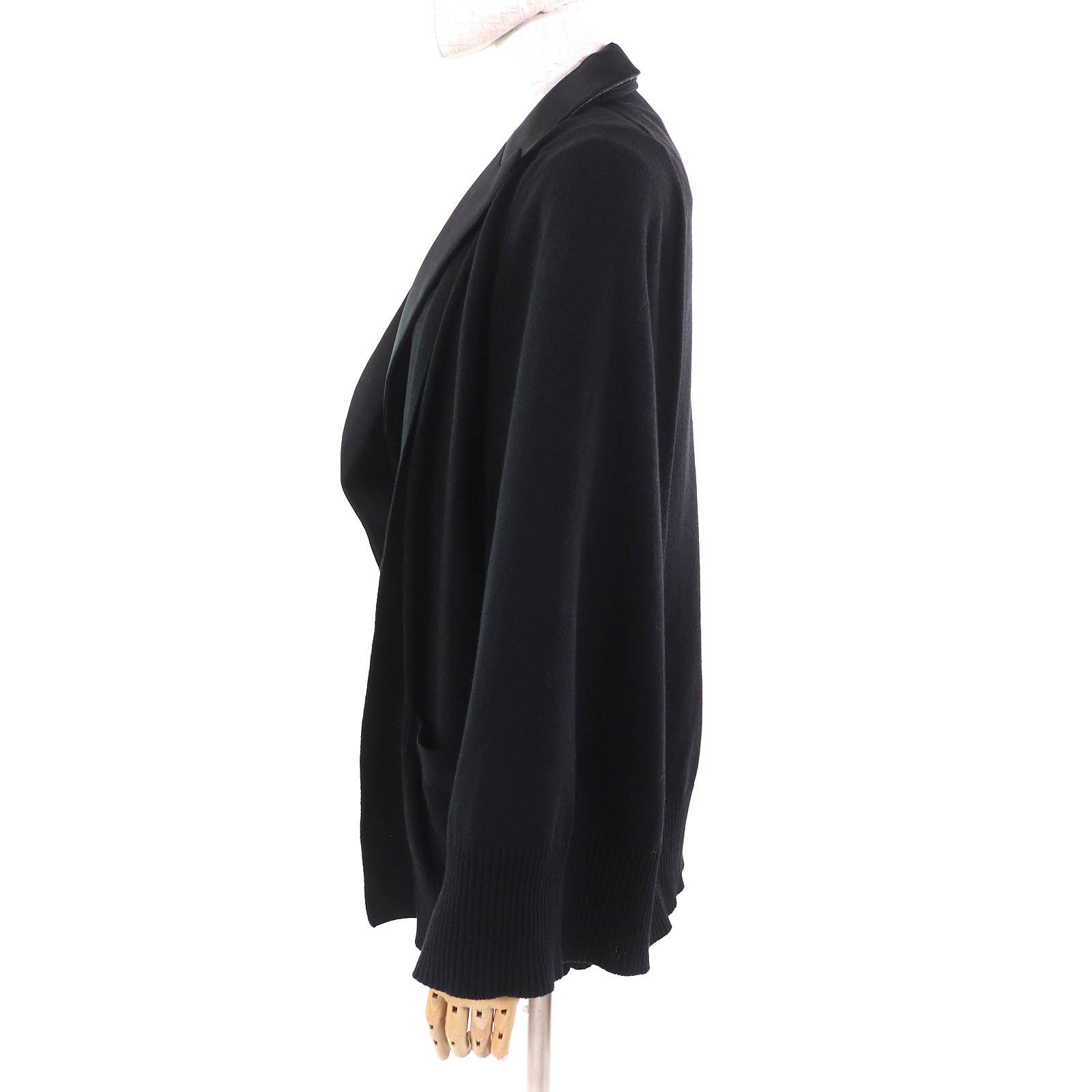 Sacai Sacai Sacai GREEN PANELED CARDIGAN Knit Cardigan Cotton Tops 22-05907 Size ONE SIZE - 2 Thumbnail