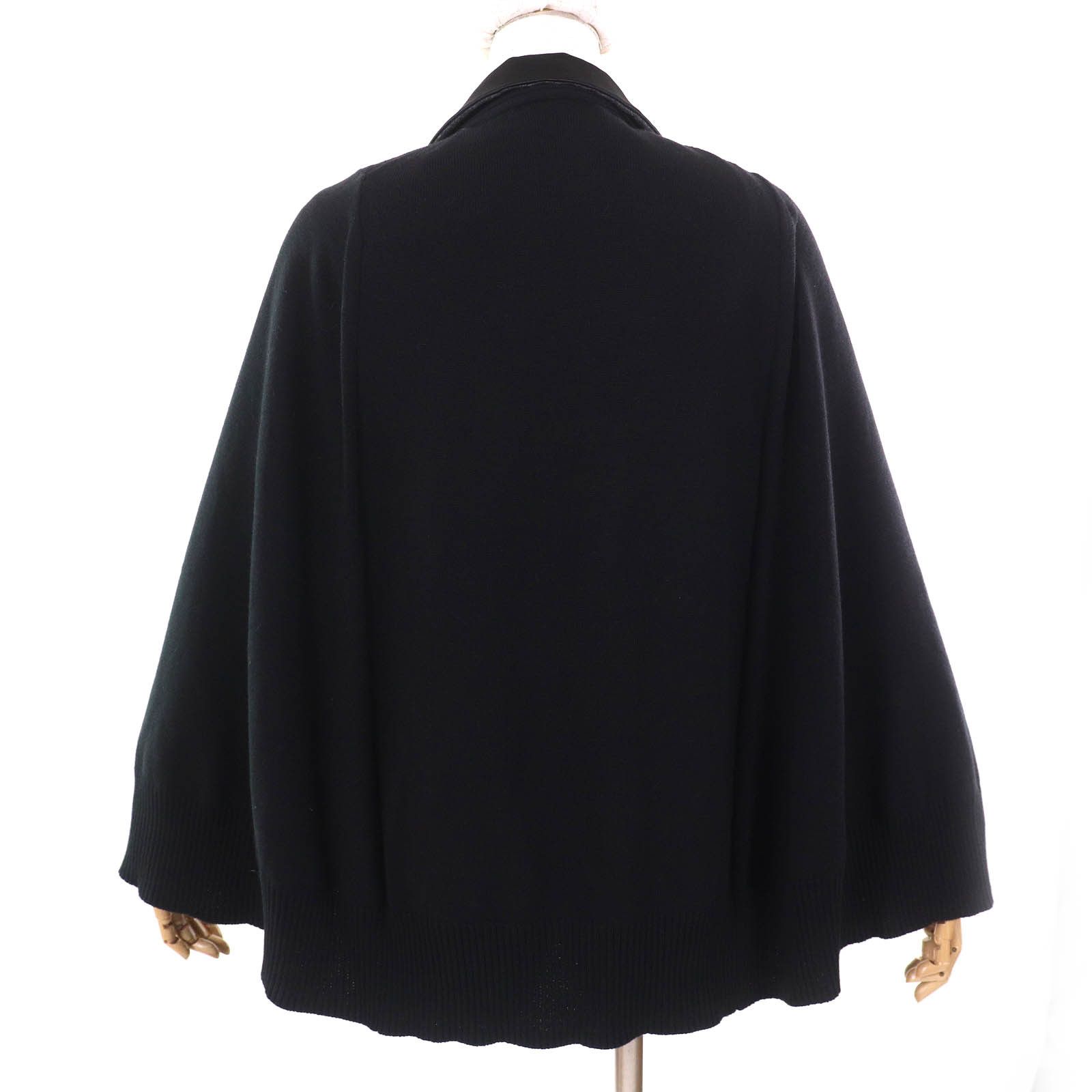 Sacai Sacai Sacai GREEN PANELED CARDIGAN Knit Cardigan Cotton Tops 22-05907 Size ONE SIZE - 3 Thumbnail