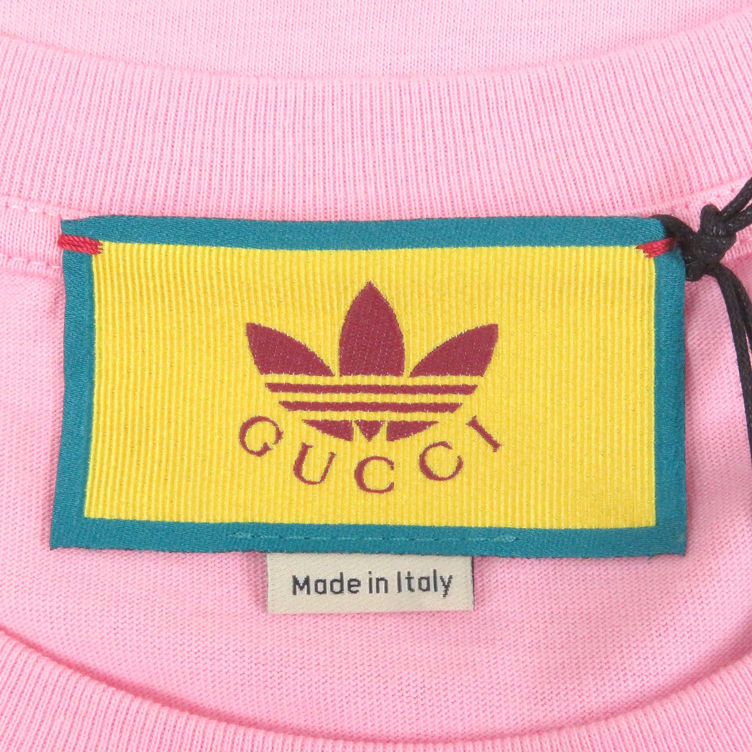 Gucci Gucci Gucci×adidas Trefoil logo print cotton top Cotton Tops 548334 Size ONE SIZE - 5 Thumbnail