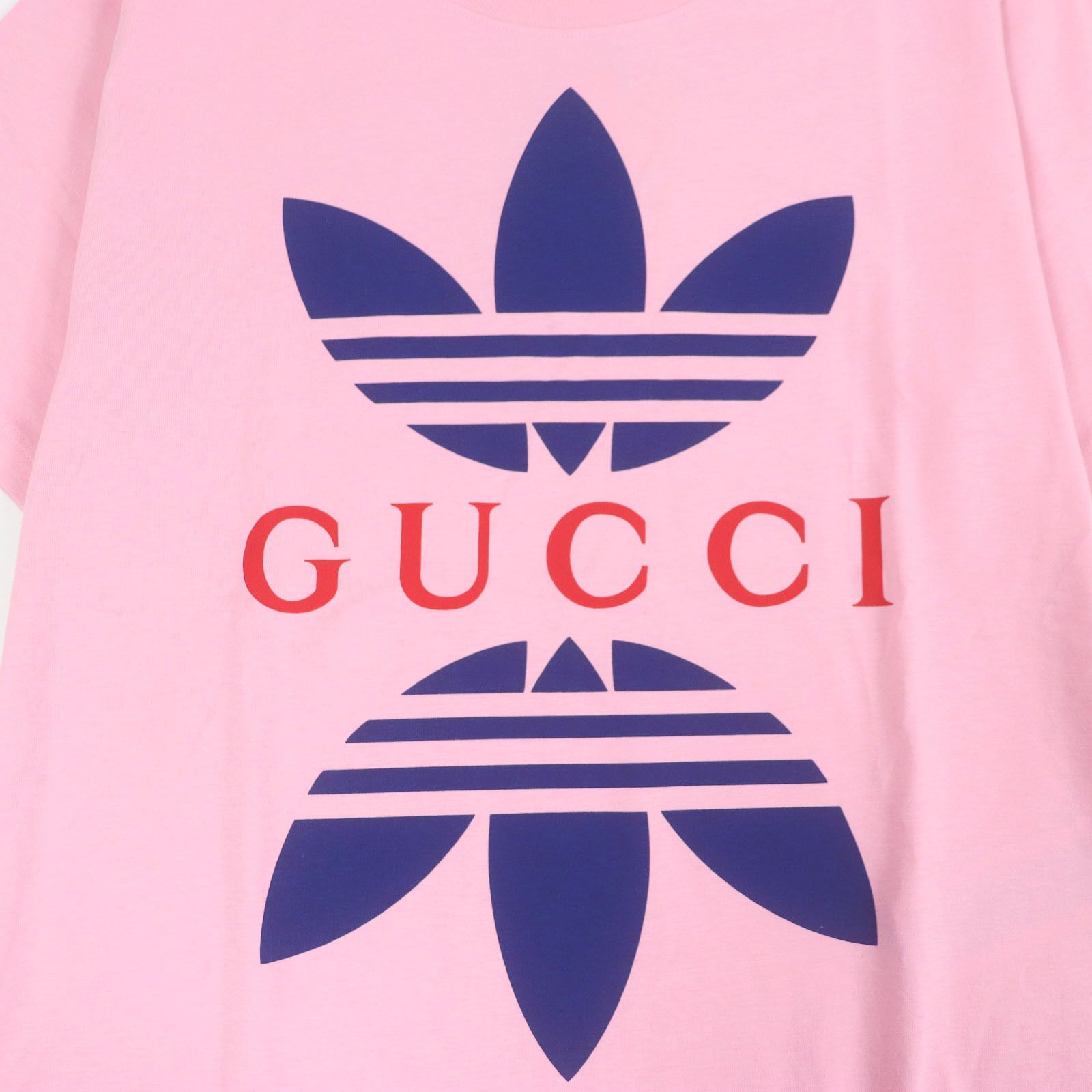 Gucci Gucci Gucci×adidas Trefoil logo print cotton top Cotton Tops 548334 Size ONE SIZE - 4 Thumbnail