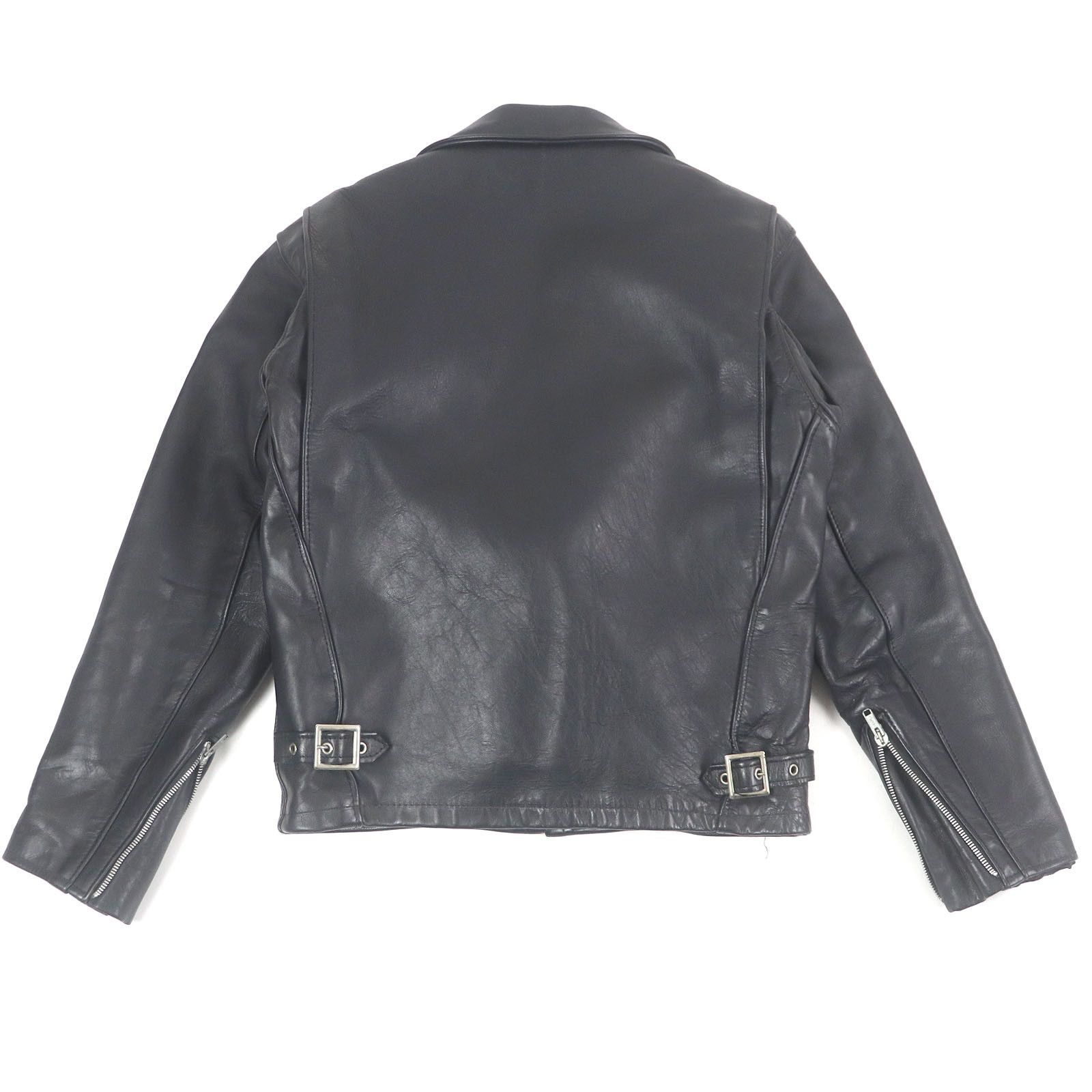 Other Other Schott 2WAY Single Riders Jacket Leather Jacket Leather Outerwear Size ONE SIZE - 4 Thumbnail