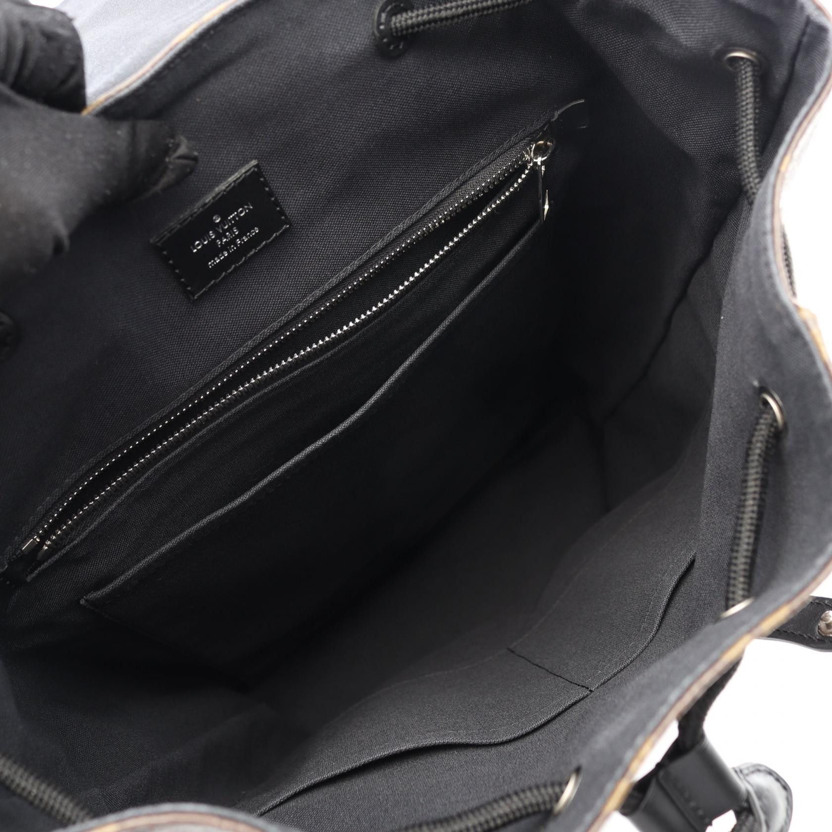Louis Vuitton Louis Vuitton Louis Vuitton Christopher MM Monogram Macassar Backpack Canvas Backpack M43735 Size ONE SIZE - 3 Thumbnail
