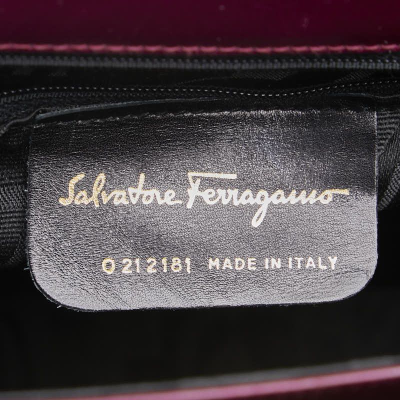 Salvatore Ferragamo Salvatore Ferragamo Salvatore Ferragamo Gancini Leather 2way Bag Leather Shoulder Bag O212181 Size ONE SIZE - 7 Thumbnail